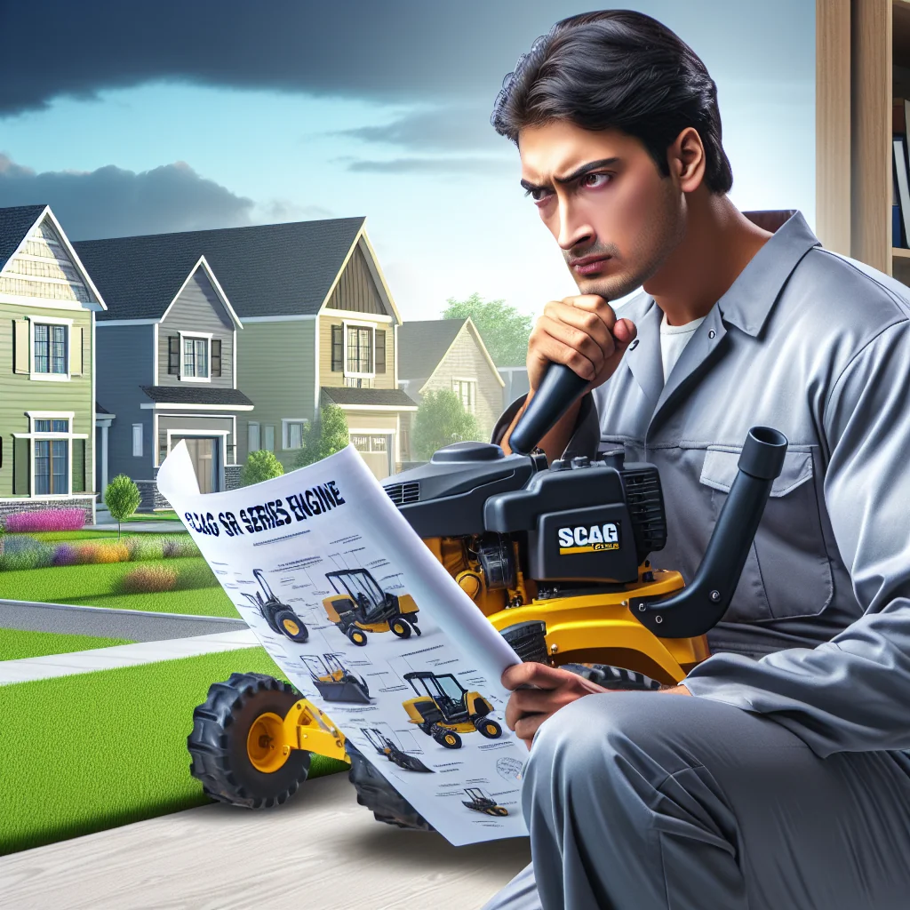 Scag SR Series engine reviews for reliable mowing performance.