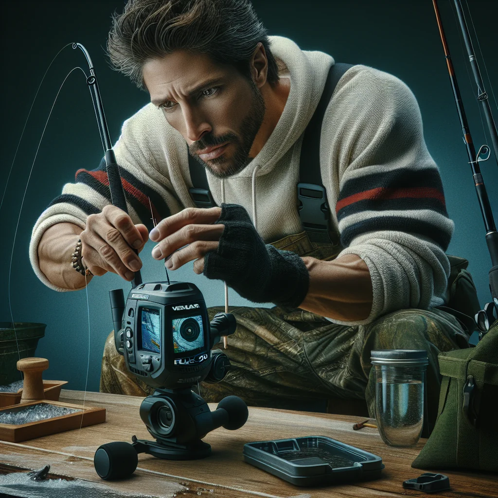 Vexilar FLX 20 review showcasing its features for ice fishing.